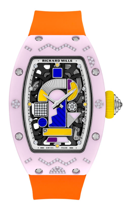 Best Richard Mille RM 07-01 Automatic Winding Coloured Ceramics Blush Pink Replica Watch